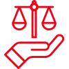 Hand Justice Scale